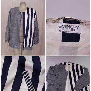 GIVENCHY EN PLUS | Striped Sport Jacket